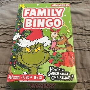 Family Bingo Game -How the Grinch Stole Christmas